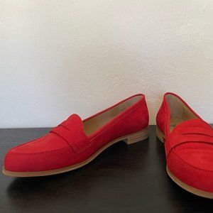 50% OFF SALE!!! BOBBIES La Fille À Papa Loafers - Andalusian Red